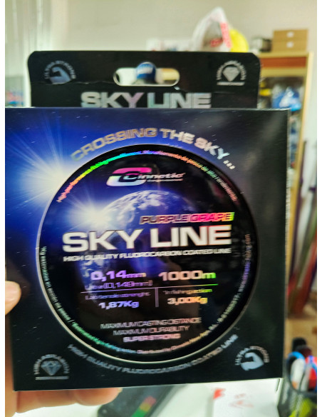 Hilo cinnetic 0,16mm sky line 2000m-tienda de pesca-tienda náutica