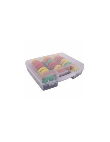 Caja de 36 plegadoras vercelli-tienda de pesca caja de plegadoras