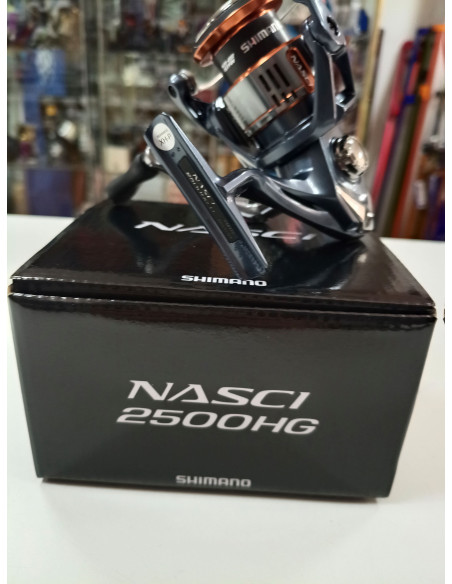 Carrete shimano nasci fc 2500hg-tienda de pesca-tienda náutica