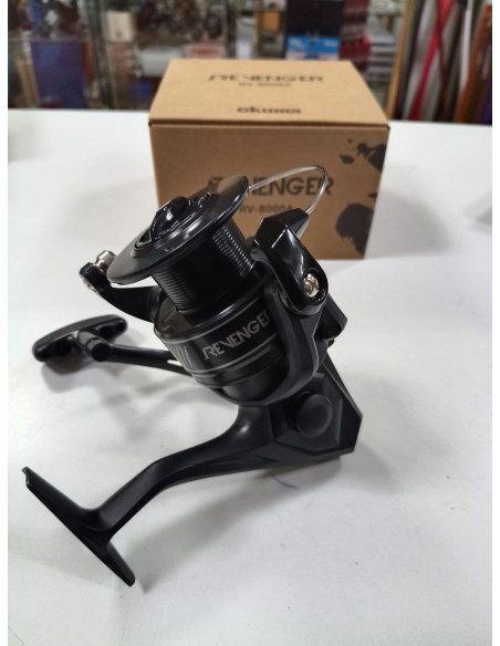 Carrete okuma revenger 8000a-tienda de pesca-tienda náutica