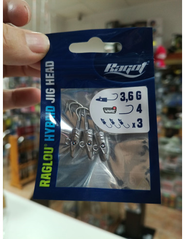 cabeza plomada raglou 3.6g-tienda de pesca-cabeza raglou