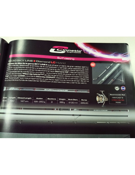 ña cinnetic sky line II diamond hibrid-tienda de pesca-tienda náutica