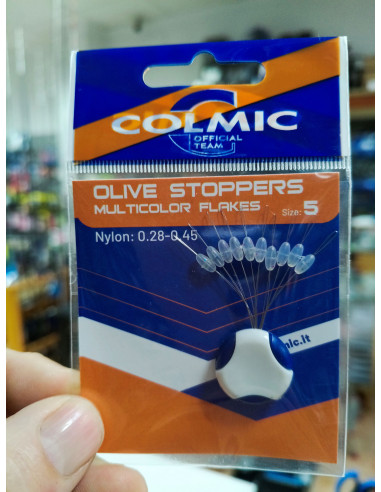 Stoppers colmic fosfo nº5-tienda de pesca-tienda náutica-tope de silicona