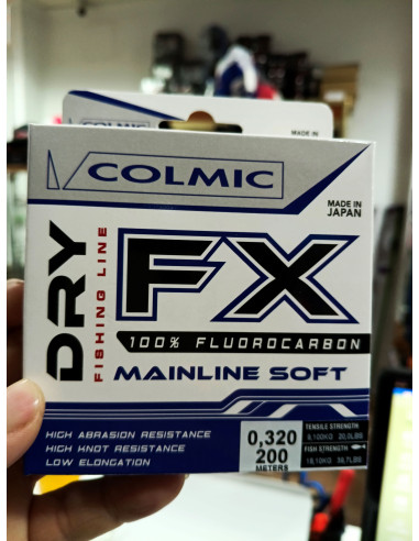 Fluorocarbono colmic dry fx 0,32mm-tienda de pesca-tienda náutica