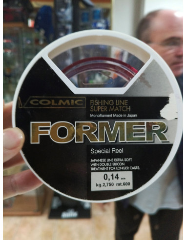 Hilo colmic former 600m 0,14mm-tienda de pesca-monofilamento former