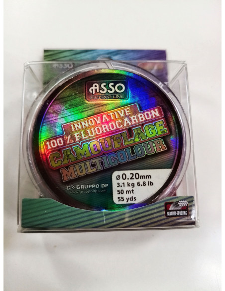 Fluorocarbono asso camuflage 0,20mm 50m-tienda de pesca-tienda náutica