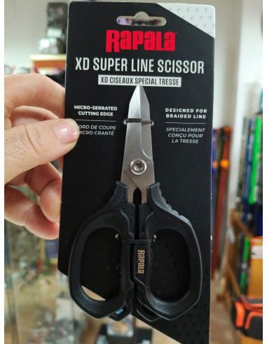 Tijera rapala xd super line scissors 14cm