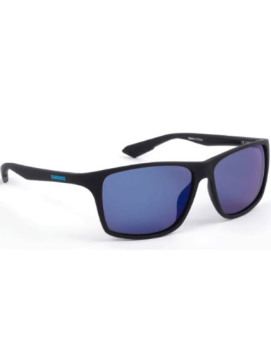 Gafas polarizadas shimano eyewear Technium Matte Black & Blue Mirror