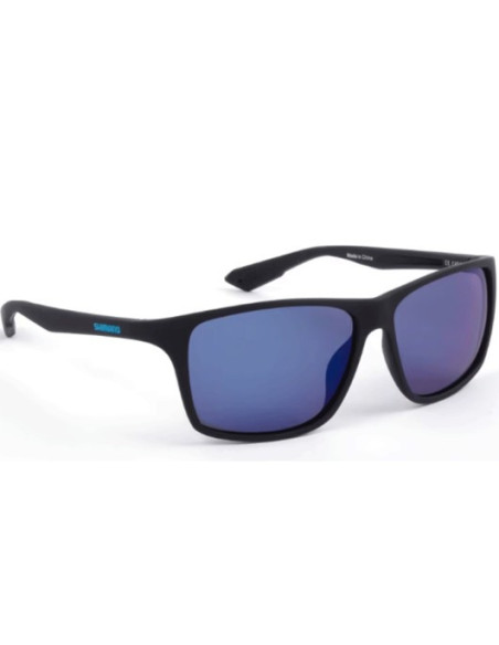 Gafas polarizadas shimano eyewear Technium Matte Black & Blue Mirror