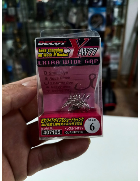 Anzuelo triple decoy nº8 y-w77-tienda de pesca-poteras decoy-triple decoy
