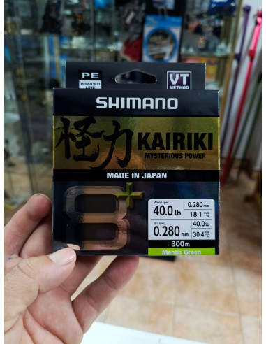 Trenzado shimano kairiki 0.28mm 300m-tienda de pesca-tienda náutica
