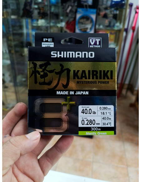 Trenzado shimano kairiki 0.28mm 300m-tienda de pesca-tienda náutica