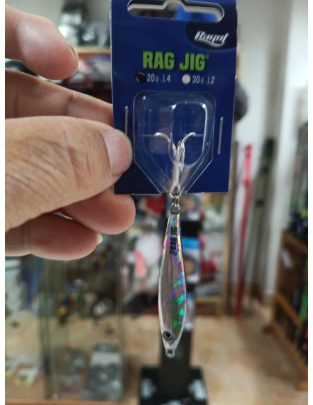 Jig rag ragot 60mm 20g gyrr plata-tienda de pesca-tienda náutica