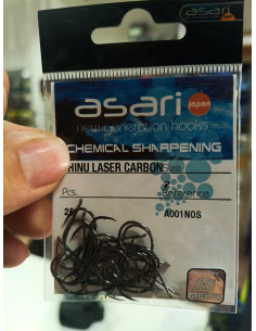 ANZUELO ASARI CHINU LASER CARBON N2