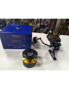 Carrete vega seacor sw 6000-tienda de pesca-náutica-carrete para siluro