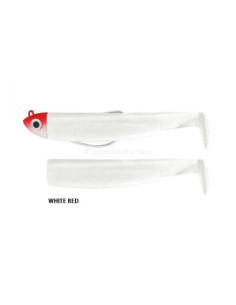 Vinilo black fiiish minnow combo body 90mm white/red