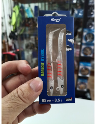 Vinilo raglou plomado x2 hybrid 85mm cg-tienda de pesca-tienda náutica