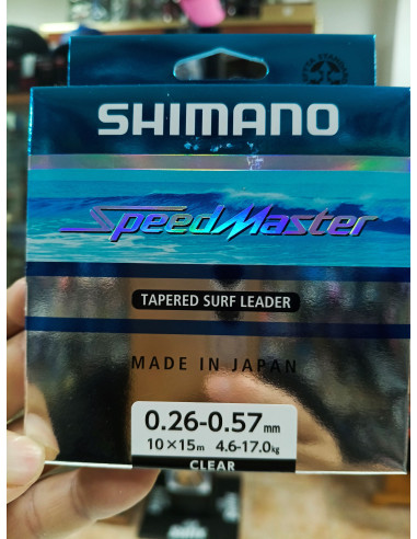 Puentes shimano speedmaster 0.26-0.57mm 10 uni. trasparente