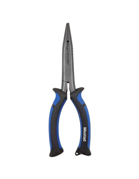 ALICATES MUSTAD STRAIGHT NOSE PLIERS AZUL 8"