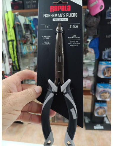 Alicate rapala fisherman pliers 21,5cm-tienda de pesca-náutica