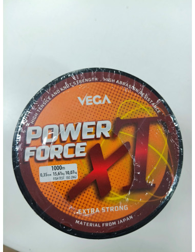 Hilo vega power force 0.35mm 1000m-tienda de pesca-náutica