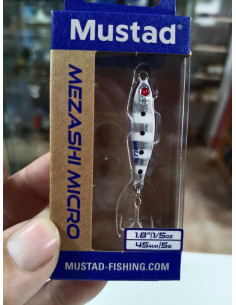 Jig mustad mezashi micro 15g cebra-tienda de pesca-tienda náutica