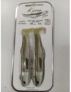 Vinilo ykr kisu shad 70mm 15g red gore-tienda de pesca-tienda náutica