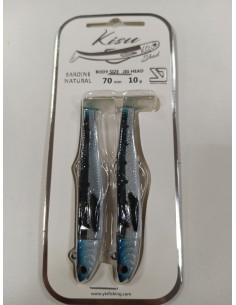 Vinilo ykr kisu shad 70mm 10g sugar green,-tienda de pesca-tienda náutica